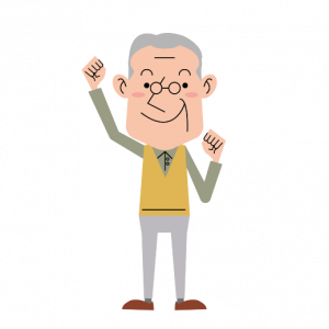 元気なおじいさん